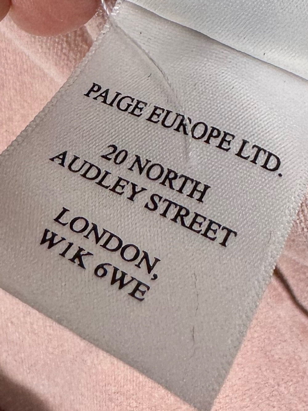 PAIGE Pacey Jacket in Vintage Pink Utility Cargo Crop - Size M Medium - Picture 8 of 8